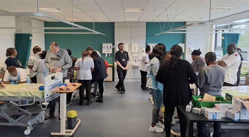 Some more pictures from todays Injection Technique #SkillEnhancementLab 📸 We hope you all enjoyed the day 😊