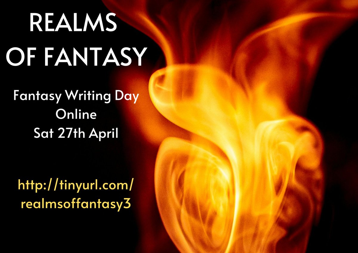 Last few days to go until this fantasy fiction day with @offred85, Georgina Bruce and @AnnaSmithWrites! eventbrite.co.uk/e/realms-of-fa… @BritFantasySoc @TheFantasyHive @TheFantasyHive @SRFantasyClub @FantasyFiction @FantasyFicPod @STARBURST_MAG @TheFTFPodcast1