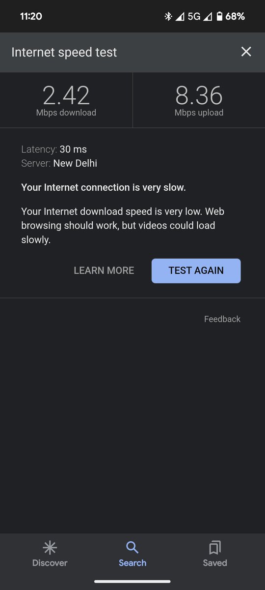 _ankit_raj__'s tweet photo. @JioCare
2 months back, Ported my @airtelindia number into @reliancejio for better internet speed and it was working fine for few days 
But now regretting my decision after seeing this speed https://t.co/nPRbqBaRoa