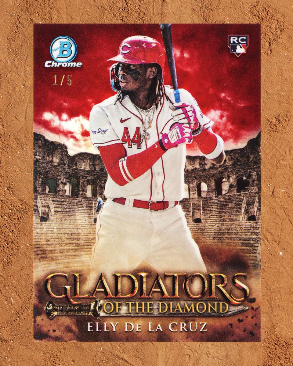 𝗙𝗜𝗥𝗦𝗧 𝗟𝗢𝗢𝗞: Our newest case hit coming to 2024 Bowman…Gladiators of the Diamond.