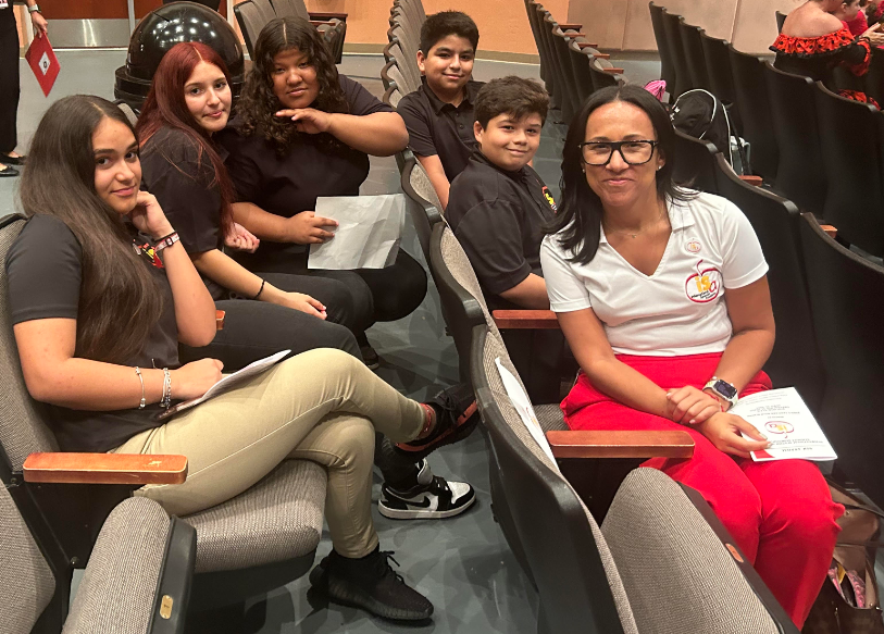 Yesterday's 9th annual ISA Leadership Meeting & Symposium @johnileonard was amazing. Congrats to Anyel, Dayanara, Ivanna, Hector, & Jorge. Our ISA Academy students shined bright & gave our community a glimpse of the amazing work of ISA @palmspringsms. #ProudPrincipal 😍🤩