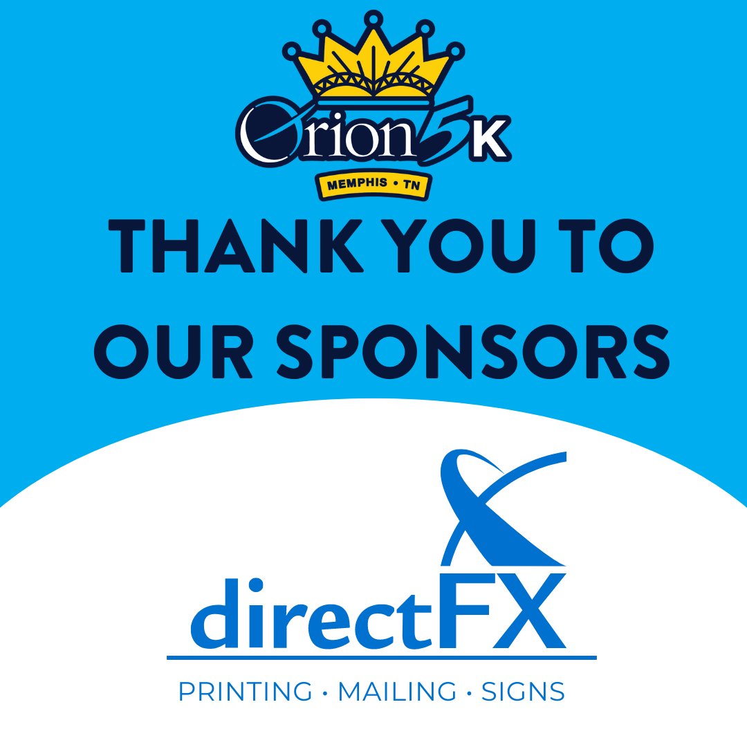 Sponsor Spotlight: Thanks to DirectFX for supporting @MIFAMemphis #MealsOnWheels. We appreciate your support to help our community! #Orion5K