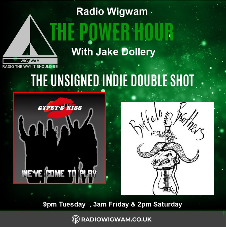 My Power Hour Show goes out on Radio Wigwam at 9pm & I'll be playing great tunes from the #rockmusic, #indiemusic and #altrock genres plus: @TheBuffaloBrothers @GK19741 Tune in radiowigwam.co.uk phone, smart speaker or car Please vote for me here poll-maker.com/Q3LWDQA99
