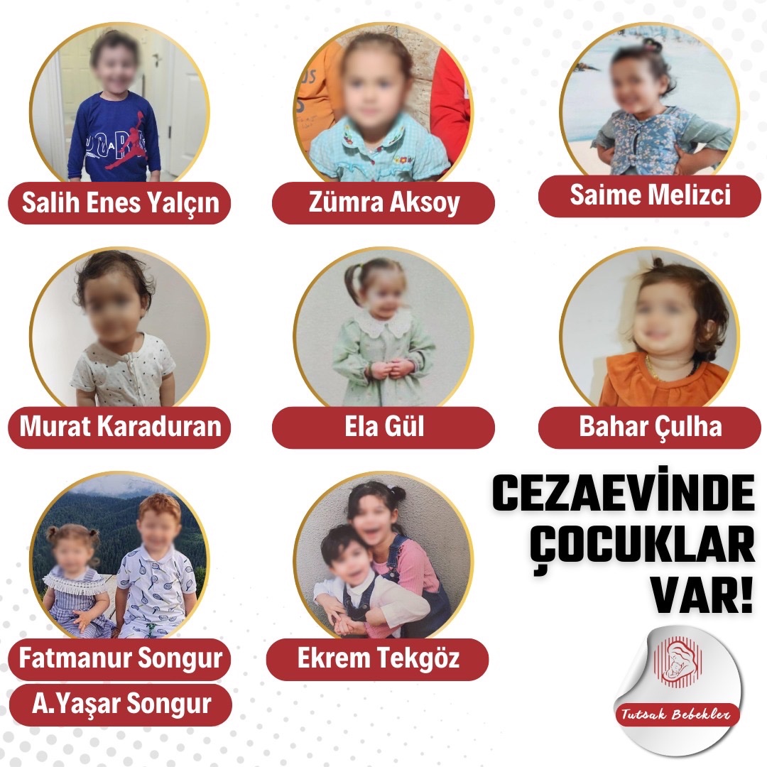 Masum anneleriyle 23 Nisan çocuk bayramını hapishanede geçiren çocuklar/bebekler var. Onlara da bayramı getirin ve annelerini serbest bırakın‼️ 📍TutsakÇocukların 23Nisanı📍