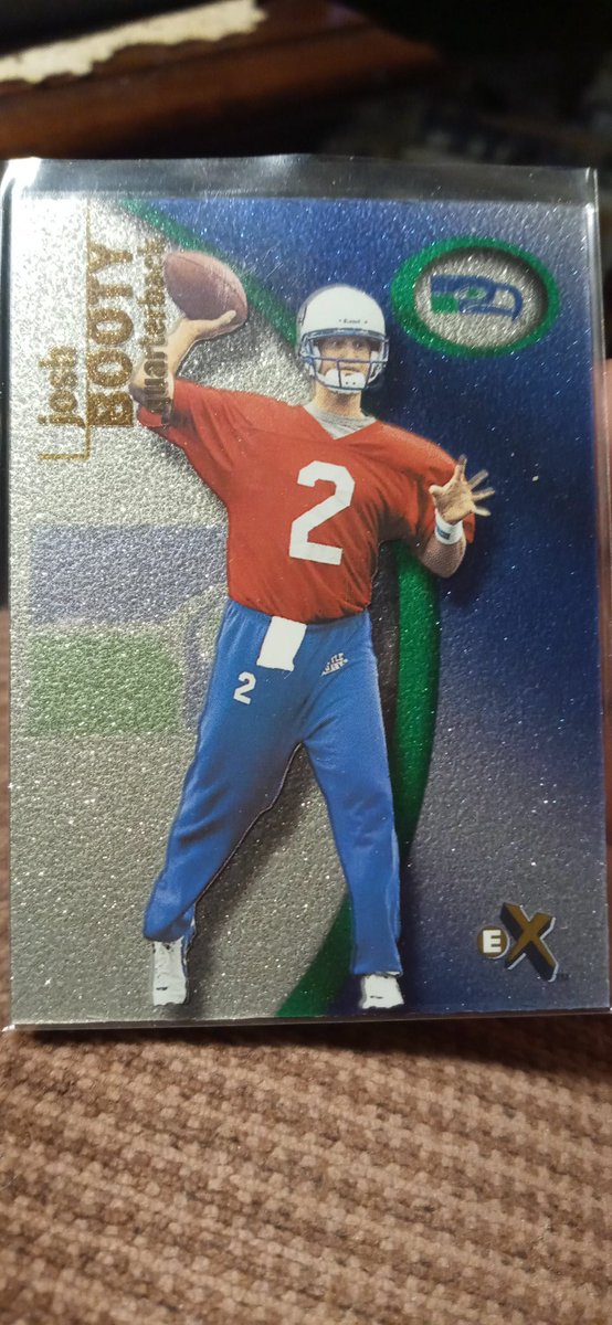 We have here a Football 2001 Josh Booty #Seahawks Ex Rookie Card #94, 511 of 1500 made. Asking $1.00. Feel free to make any offers. Retweet or stack if you want. @HobbyConnector @Acollectorsdrea @sports_sell @CardboardEchoes