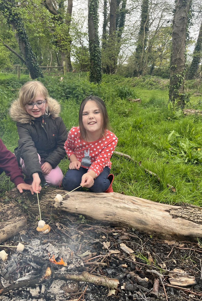 At Forest School this week, the children discussed lighting a fire safely and created sparks using strikers - we then toasted marshmallows to make yummy s’mores :)) ⚡️🔥🍡🪵🌳 @DJWhiteStAnne1 @StAnnes_EHS @FHuntStAnnes @LBrawnStAnnes @ianphillips16