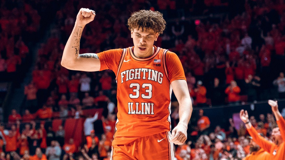 Coleman Hawkins ends his Illinois career as a Big Ten regular season champion, a 2x Big Ten Tournament champion, an All-Big Ten selection, and helped bring Illinois the furthest they’ve been in the NCAA Tournament since 2005. An Illini legend. Thank you, @colehawk23! 🧡💙