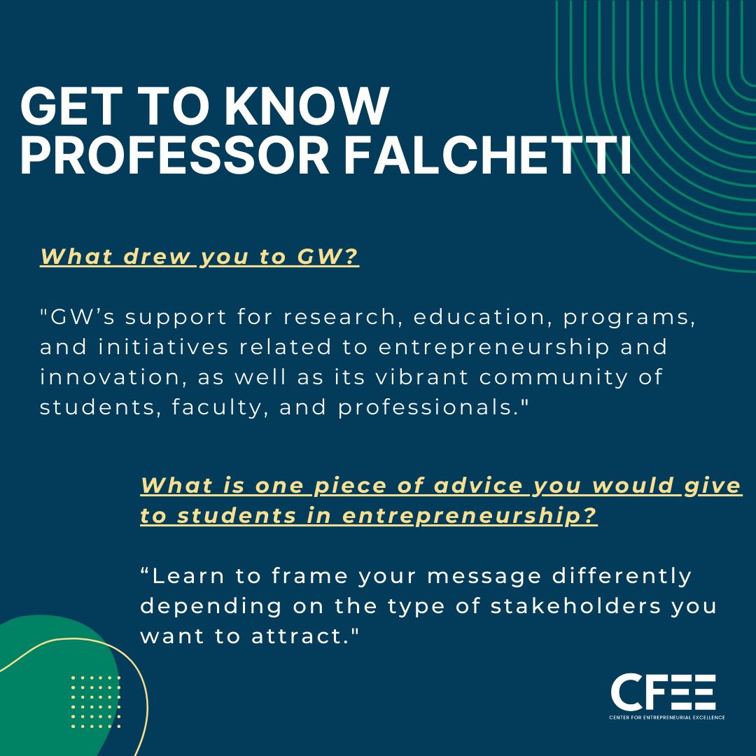 GWSB Center for Entrepreneurial Excellence tweet media