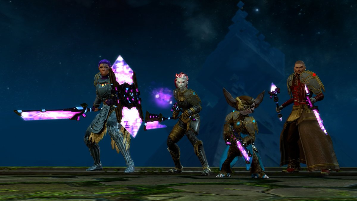 GuildWars2_DE's tweet photo. Seid der Boss und holt euch die tollen Retro-Belohnungen beim Super Adventure Festival – geht zu Rata Sum, bevor es am 7. Mai „Game over“ heißt! https://t.co/BYfhlrDjSY