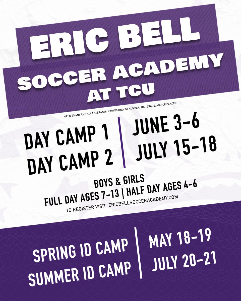 Spots are still available for our ID camps and summer day camps! Register here today! 🔗- ericbellsocceracademy.com