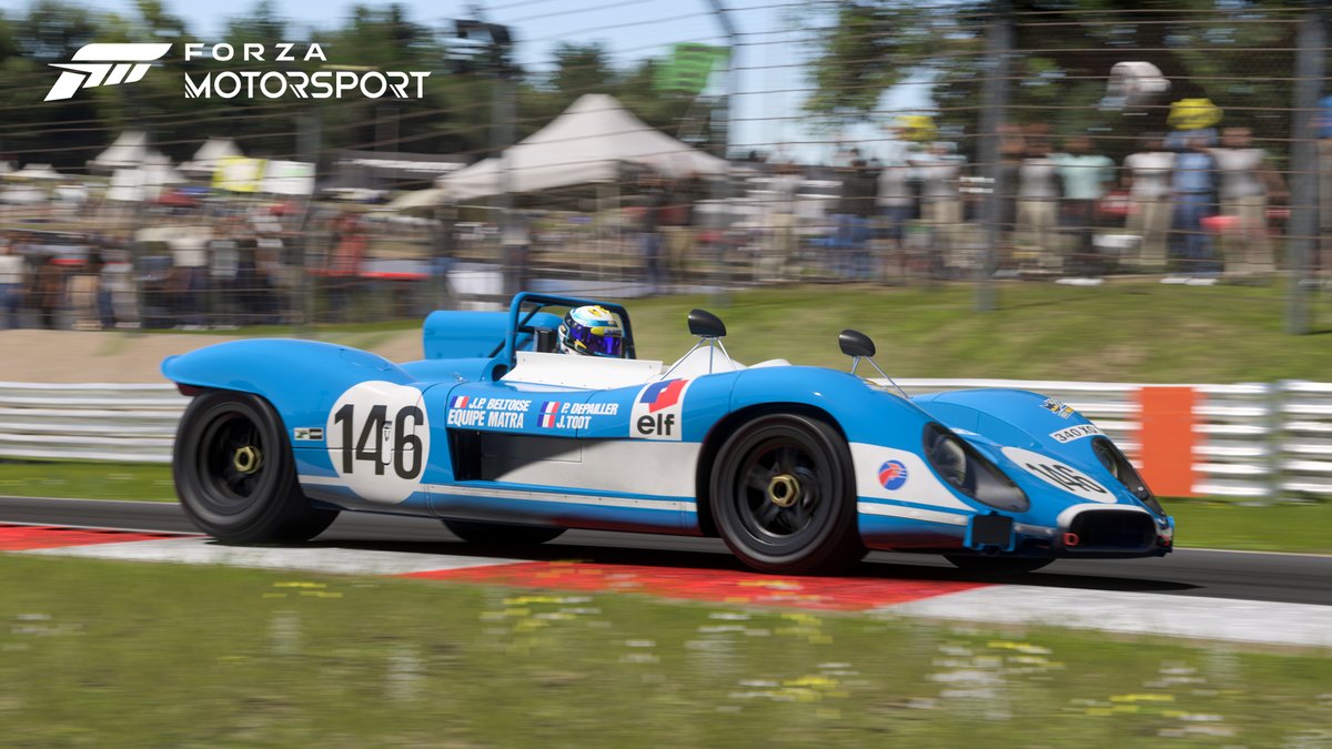 The Matra Simca is a racing car from a time when safety was not a primary concern. Driving it around a small track like Brands Hatch is a challenge. Be careful with the throttle when exiting tight corners like a druid! Have you tried the car yet?