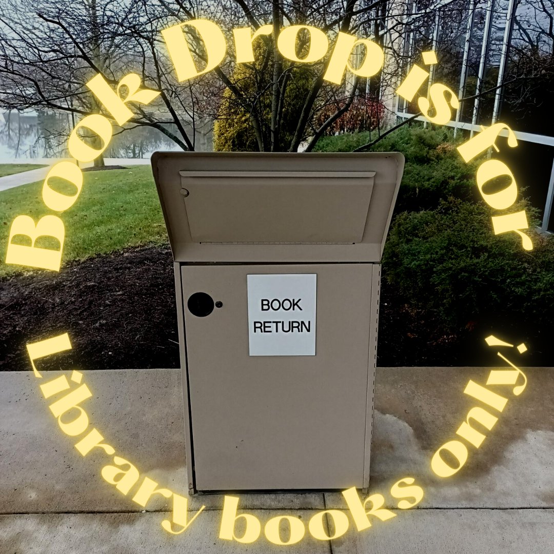 A reminder that the library book drop outside JPII is for LIBRARY BOOKS ONLY! Textbooks must be returned to the Campus Store on the 1st floor of JPII Room 111. #vannlibrary #books #returns #bookdrop #finals @USFFW