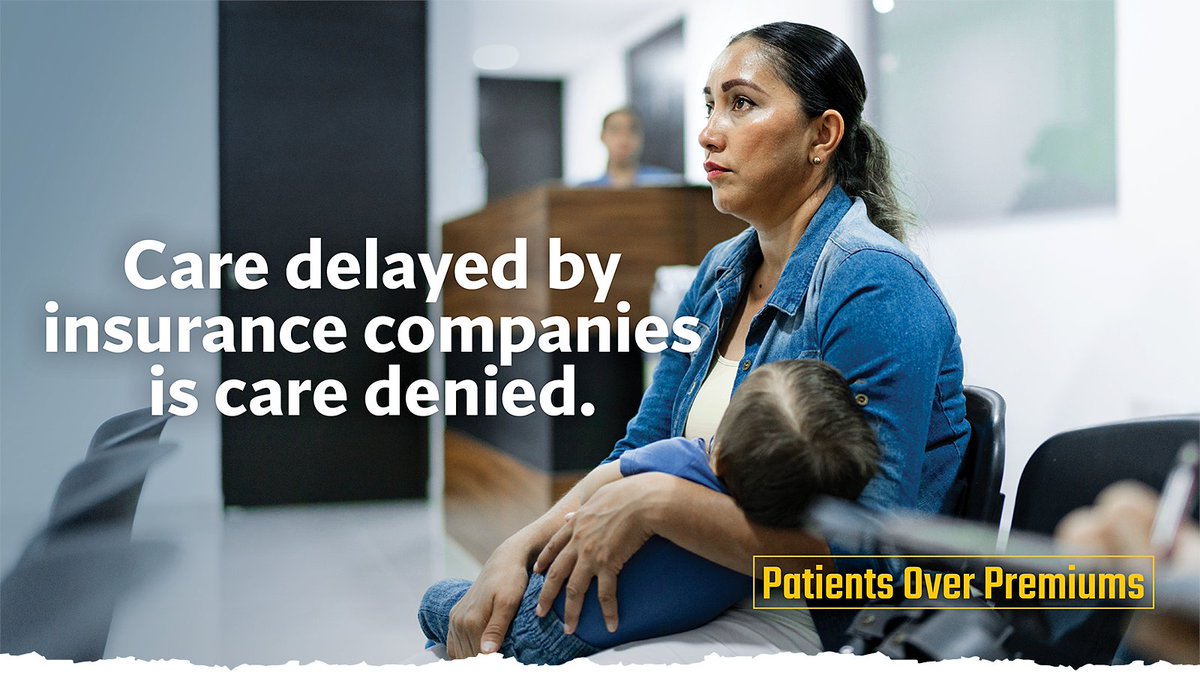 No parent should have to watch their child suffer because of insurance companies’ red tape. Hospitals are keeping their commitment to California families. Too many insurance companies are not. #HoldInsurersAccountable