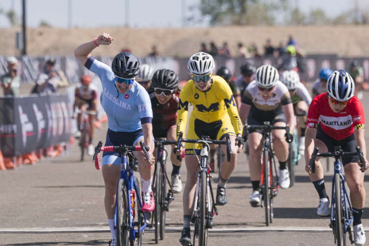 Updates for Collegiate Road Nationals!
📣Online registration has been extended & is now open until April 30th.

🇺🇸New for collegiate cycling starting this season, the All-American titles will be awarded!

Register now: roadnats.usacycling.org/collegiate-road

@VisitABQ | #CollNats | #RoadNats