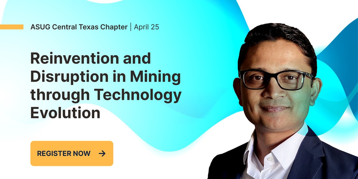 Join us at on April 25th at #GoogleAustin for the #ASUG Central Texas Chapter meet. Huseni Kapasi teams up with @HudbayUS to discover tech's transformative power in mining. Register now: hubs.ly/Q02tQkFN0 #loveyourdata #googlepartners #MiningIndustry #Innovation