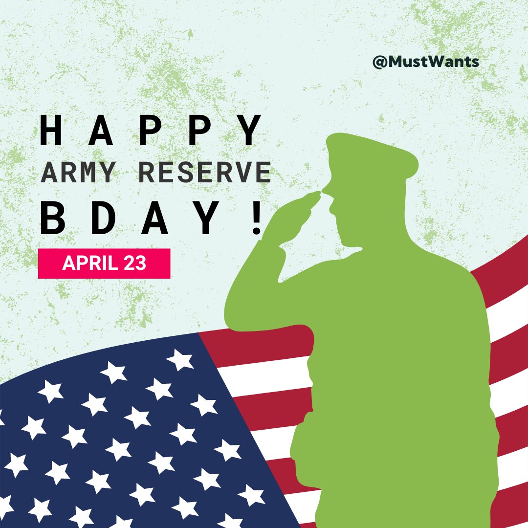 🎉 A very Happy Birthday to the esteemed Army Reserve on their special day! 🎂 At MustWants, a reputable source for assisting in the attainment of your ideal PCS residence, we express our utmost admiration for your steadfast commitment and selflessness! #armyreserve #PCStips
⁠