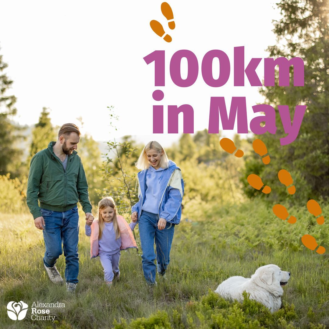 Sign up for our 100km in May Challenge, and raise money to help ensure families can give their children a healthy diet packed full of fruit & veg. 🥑 If you’re interested in the 100km in May challenge, please email Eloise at fundraising@alexandrarose.org.uk You can do it! 💪