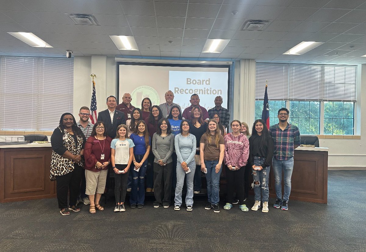 Last night, the Lockhart ISD Board of Trustees was proud to recognize the LISD Color Guard teams and Coach Sergeo Rodriguez for another truly outstanding competition season! #LockedOnExcellence 🏆