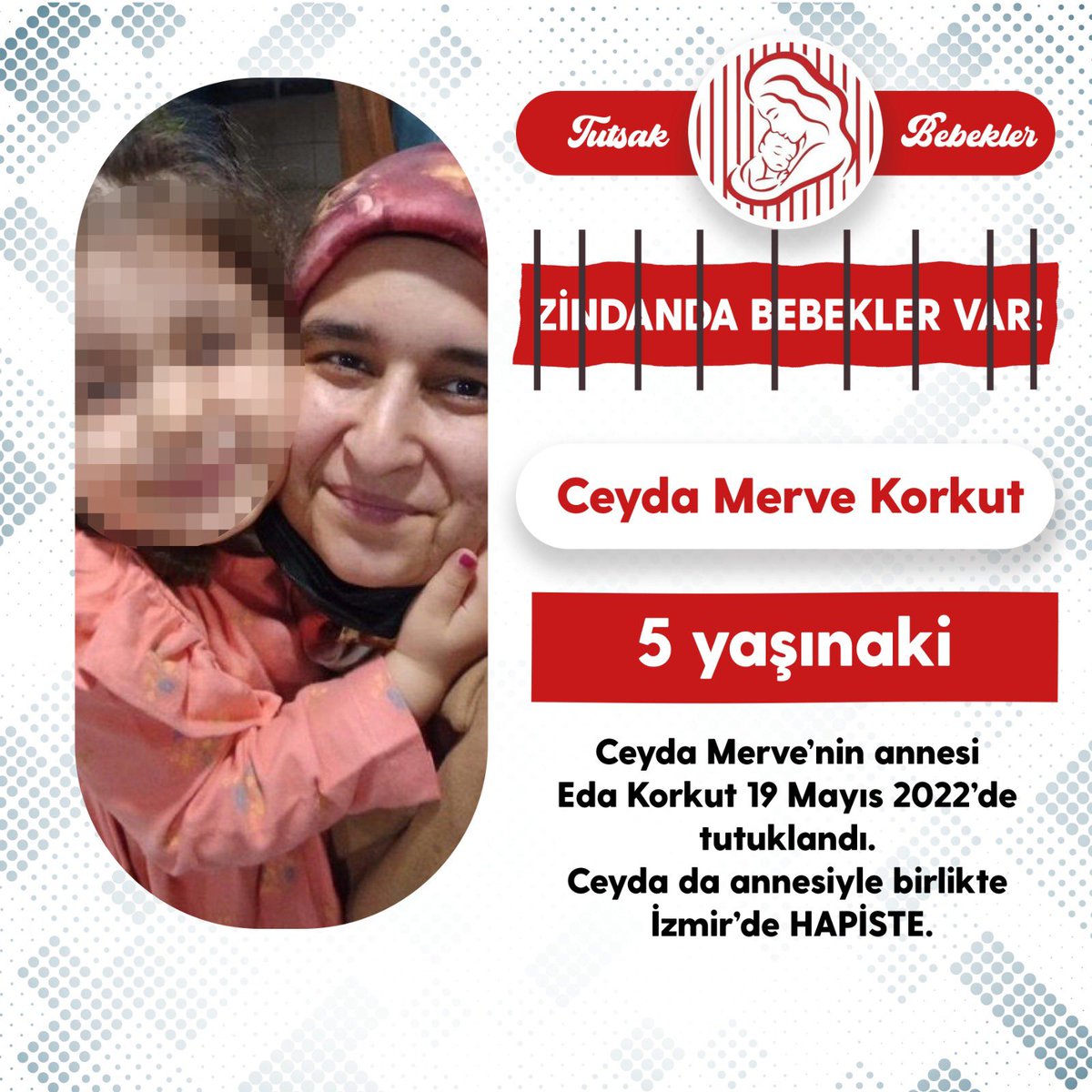 ZİNDANDA BEBEKLER VAR! Murat Karaduran 9 aylıkken girdiği Osmaniye Cezaevi'nde 18 aylık oldu. Bebeklerin yeri cezaevi değil!!! TutsakÇocukların 23Nisanı @nevsinmengu #23Nisan #23Nisan1920