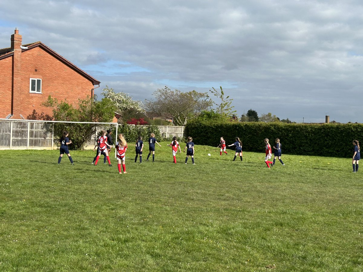 Well done girls, another great game at home this time against @StGregsPrimary Hopefully some better weather soon will mean more games for us all this term ⚽️ 😊 @MagnificatMac