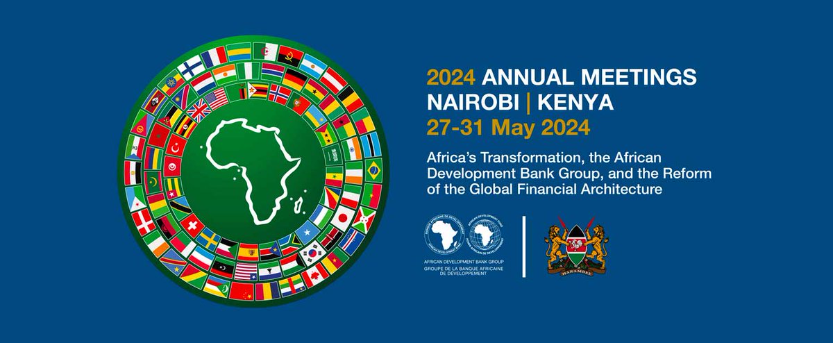 NOTICE: Media registration for @AfDB_Group’s Annual Meetings Nairobi, #Kenya, 27-31 May 2024. Journalists interested in covering #AfDBAM2024 are invited to follow the registration process outlined here: bit.ly/43PMtAQ