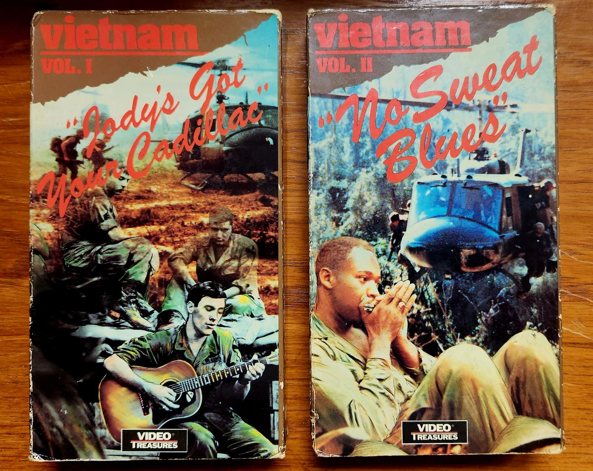 VietnamWarSongs's tweet photo. Two Vietnam War VHS tapes, "GI Songs and Stories From Vietnam" https://t.co/nQIuNvIiPh