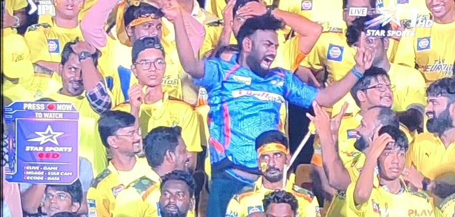 What a chase by Marcus Stoinis!!! Probably the best inning of IPL 2024. The highest run chase in Chennai. The highest individual score in Chennai while chasing. Cool and composed. Take a bow! And that brave blue fan in a sea of silent Yellow shirts. Image of the tournament!