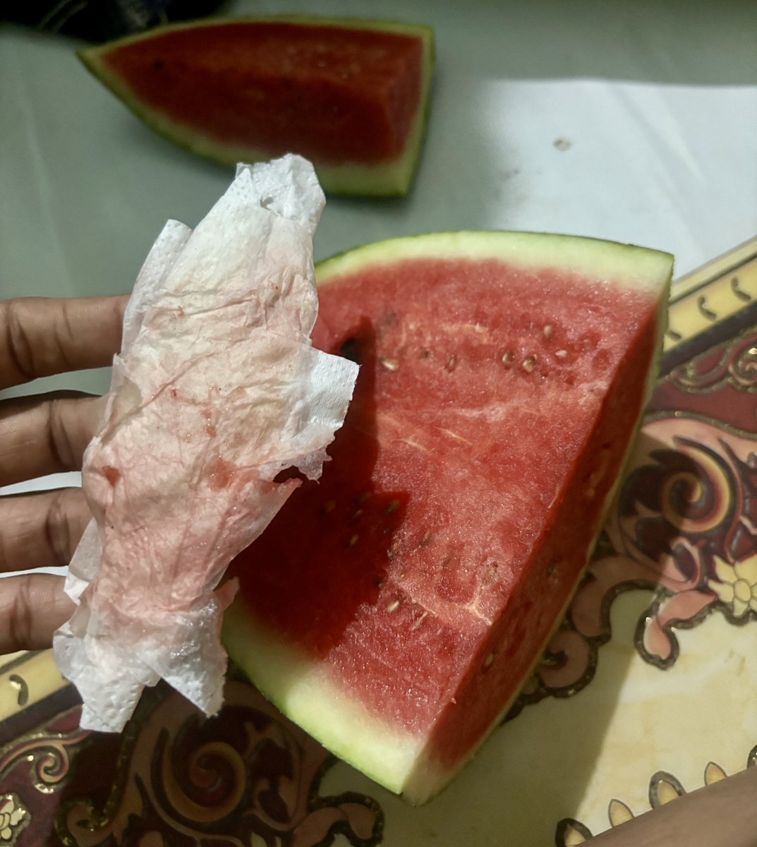 Manosmita Mishra (@manosmitamishr4) on Twitter photo Bought watermelon from local market and found added color in it. I don’t know what is it but tests too sweet .
Govt. should take action against those vendors by properly investigating the quality and adulteration of food in the market. <a href="/jagograhakjago/">Consumer Affairs</a> <a href="/consumr_rights/">Consumer Rights Agency</a> Bought watermelon from local market and found added color in it. I don’t know what is it but tests too sweet .
Govt. should take action against those vendors by properly investigating the quality and adulteration of food in the market. <a href="/jagograhakjago/">Consumer Affairs</a> <a href="/consumr_rights/">Consumer Rights Agency</a>
