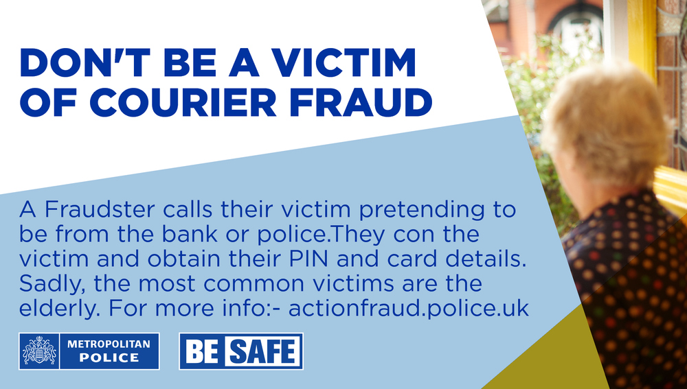 If you are not sure who you are speaking to on the phone, end the call! Fraudsters frequently use phone calls to target the elderly and vulnerable. Don't become a victim! For more information visit:- met.police.uk/fraud #CrimePrevention2024 #BeSafe #SaferStreets #StayAlert