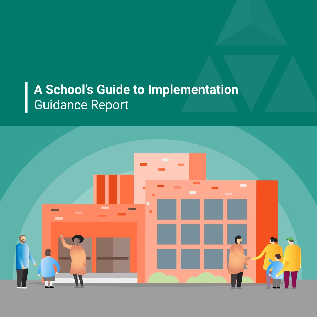 🙌 TOMORROW we’re launching a new edition of one of our most popular resources, “A Schools Guide to Implementation”. Featuring three recommendations to support you in making meaningful, lasting changes to practice in your school or setting.