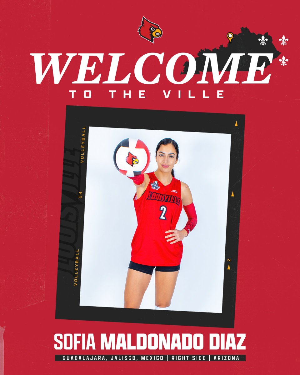 Welcome to The Ville We've got a big-time addition out of the transfer portal. Sofia Maldonado Diaz is officially a Cardinal! Details: uofl.me/3w91kK7 #GoCards