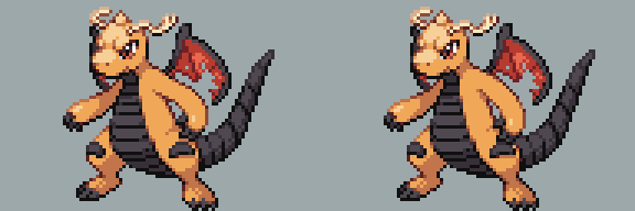 having so much trouble with this 😭
Which one do you think looks better? I feel like the left one looks more ready to battle, but that dragonite's left arm looks a bit wonky?