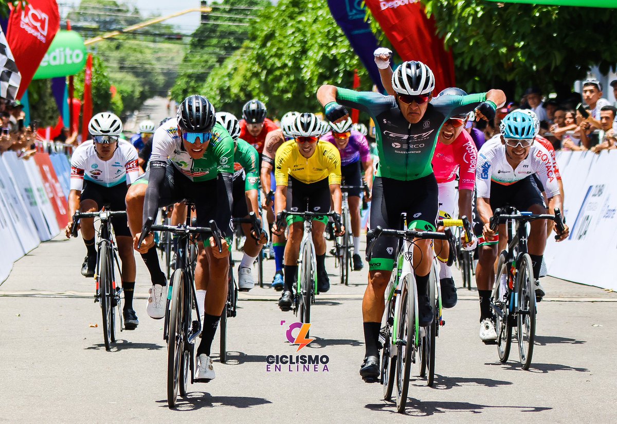 Cristian Vélez gana en Aguazul la primera etapa en línea de la vuelta de la juventud, Jeferson Ruiz continúa al mando del liderato