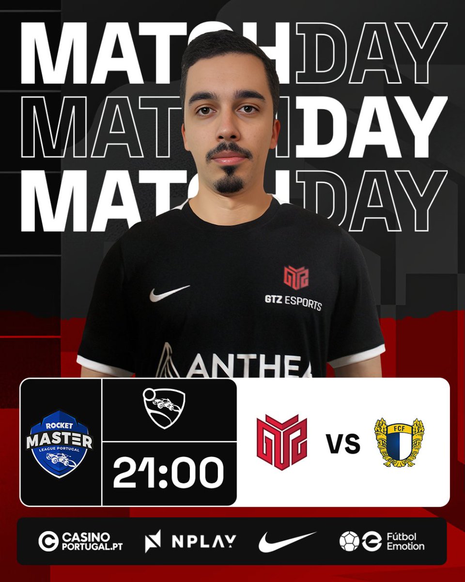 A ação continua esta noite, desta vez com a nossa divisão de Rocket League a competir na @rocketleague_pt 🚗

🆚: @famaesports
🕒: 21H

Acompanha o nosso jogo a contar para a 5ª jornada da competição ⚽
📺: twitch.tv/rtparena

#RespectAllFearNone #RMLP #RLnaRTP