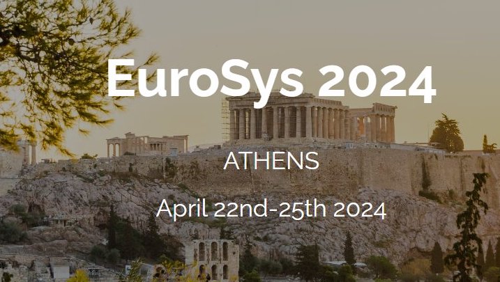 Network Systems Lab (@netsyslab) on Twitter photo Congratulations <a href="/ziming_mao/">Ziming Mao</a> (<a href="/Berkeley_EECS/">UC Berkeley EECS</a>) for winning the Best Student Paper Award @EurosysConf
2024!๐ Congratulations <a href="/ziming_mao/">Ziming Mao</a> (<a href="/Berkeley_EECS/">UC Berkeley EECS</a>) for winning the Best Student Paper Award @EurosysConf
2024!๐