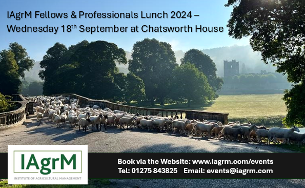 Join Us at Chatsworth Estate! Dive into the heart of agriculture on Sept 18th, with a special lunch & tour of Chatsworth Estate. Explore 5200 acres of diverse farmland & meet the dedicated team behind their thriving livestock & arable operations. Book: iagrm.com