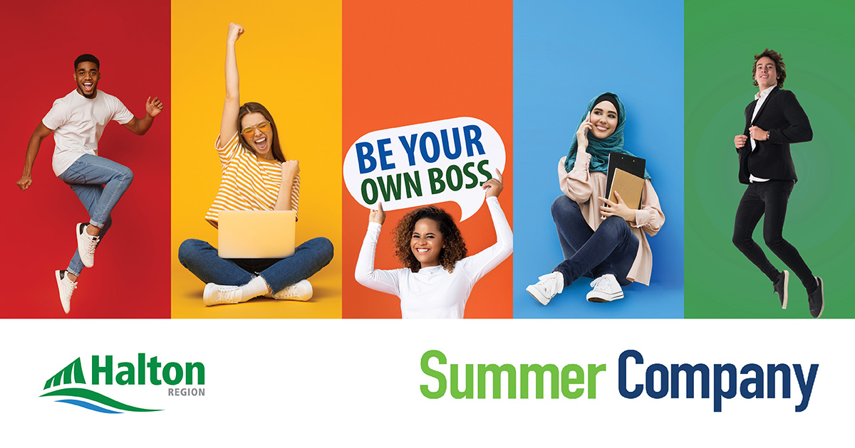 Are you a student interested in starting your own business? The Summer Company Program offers free support to help you get started. Learn more and apply today at halton.ca/summercompany.

#HaltonRegion #MiltonON #OakvilleON #BurlingtonON #HaltonHills #Entrepreneur #Student