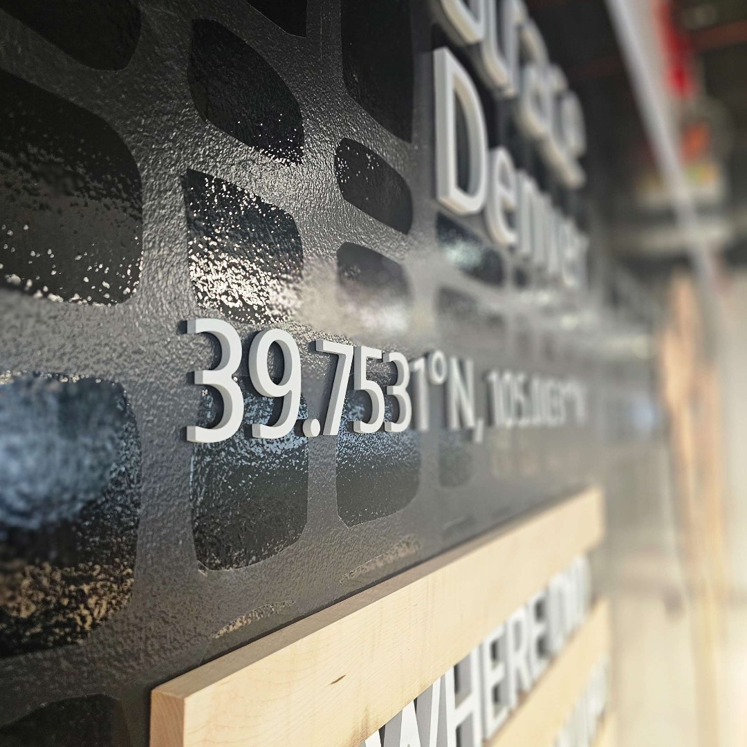 AdLightGroup's tweet photo. We are proud to share our recent collaboration with Greetings Tour and Dynatrace on their beautiful new office in Downtown Denver.  The new walls invite employees to show off their hometown pride on a corkboard globe. https://t.co/47iENmDlu7