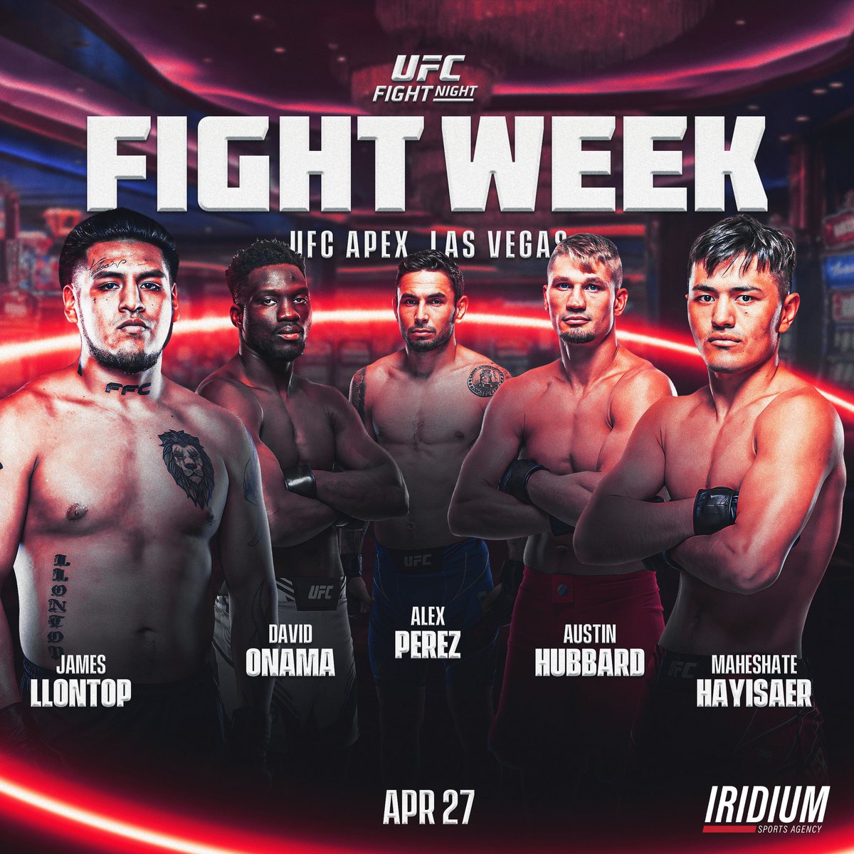 🚨 Absolutely MASSIVE @ufc Fight Week for the #TeamIridium squad at #UFCVegas91 ❗ #TheDarkside READ ➡️ iridiumsportsagency.com/post/team-irid…