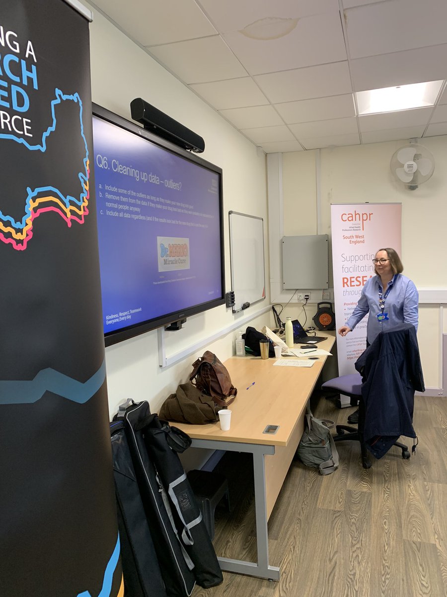 SWClinicalSch's tweet photo. Really pleased for @SomersetFT Clinical School and @SomNHS_KLS to be working with a preceptee group today #research #pillar @SWresearchGO #multiprofessional #capabilities #framework https://t.co/zrFOCPND3D