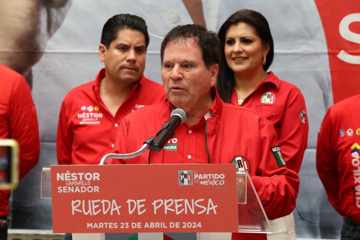 En #RuedaDePrensa, la Presidenta <a href="/DelfinaPozosV/">Delfina Pozos</a> y el Delegado del <a href="/PRI_Nacional/">PRI</a>, <a href="/RobertoP_M/">Roberto Padilla Márquez</a>, informaron que el #PRIPuebla continúa trabajando con pasos firmes para ganar la próxima elección. 

#UnidosSíPodemos
#VotaTodoPRI ✔️