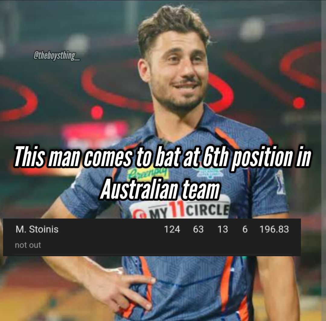 #CSKvLSG Marcus stoinis 🔥 ( Fearing for WC )