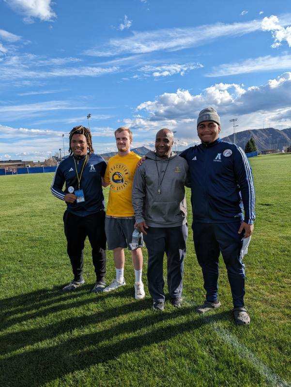 Poohcrews32's tweet photo. Blessed to have been able to take a visit to Fort Lewis College
@FLCFootball @FLCCoach_Cox  @CoachSbrown24 @TheCoach7Bible @conrad_wallis @FLCCoach_Grinde @DonnyMooreJr @CoachSolis2 @CoachAgno  @MaxTaufaao @KentCrews59 @FaaoTalanoa61 @Aquinas_Falcons https://t.co/ZCCi1ySOXr