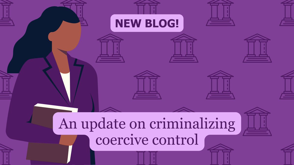 We've followed discussions about the criminalization of #coercivecontrol through the lens of the potential impact on survivors & their engagement with #criminallaw & #familylaw. 

Our latest blog provides an update on Bill C-332: ow.ly/l66q50RlOV1