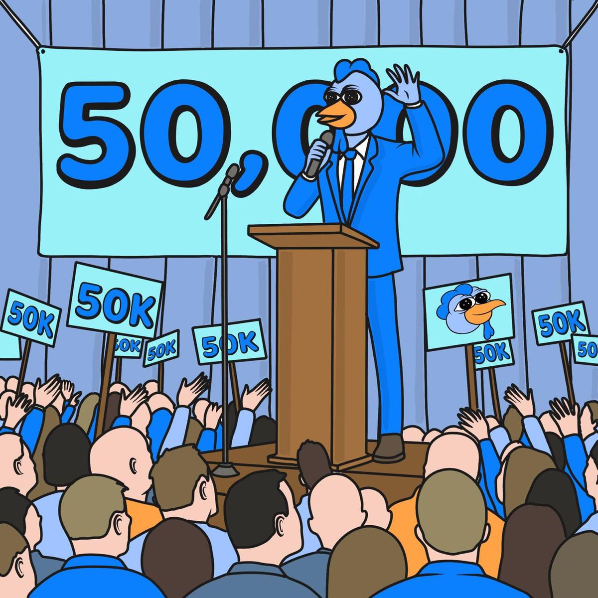 RoostCoin's tweet photo. #ROOSTARMY thank you for 50k X followers🐔 https://t.co/gJJwykh3y4