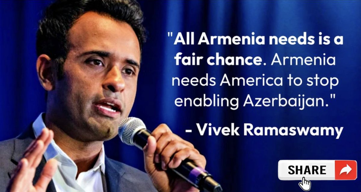 Christians in Armenia are being persecuted. In his recent interview, Vivek Ramaswamy mentions the dictatorship of Azerbaijan's access to U.S. weapons, which are being used to kill Christian Armenians. Now we’re hearing that the ethnic cleansing of Artsakh wasn’t enough, and that…