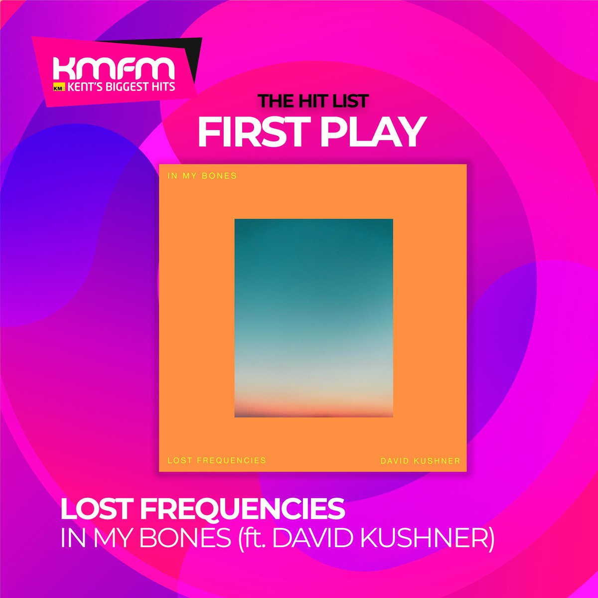 kmfmofficial's tweet photo. 😍 There's no way to describe how incredible @davidkushner_ sounds on this track with @LFrequencies...

You HAVE to hear it! #InMyBones is tonight's #FirstPlay across Kent.

🔊 https://t.co/Wa8SQTWoij https://t.co/YZr5JdCR9H