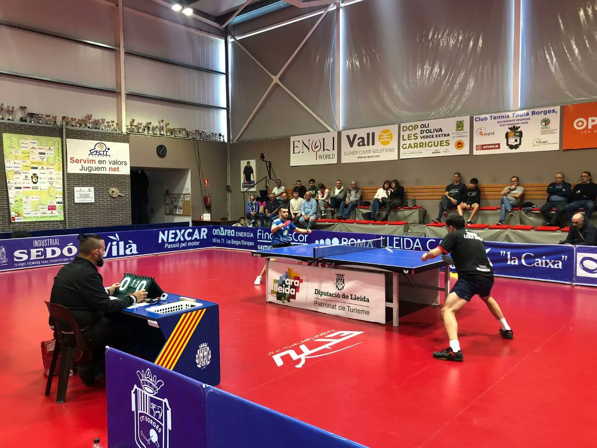 cttborges's tweet photo. ⚖️Empat a tres de L'ENoLI Les Borges Vall 

1️⃣El conjunt garriguenc suma un punt en la visita de l'Irun Leka Enea al Centre de Tecnificació 

⚔️La lluita per les places europees i la salvació a la Superdivisió es decidirà en les dues últimes jornades https://t.co/6uQrV0C5Vk