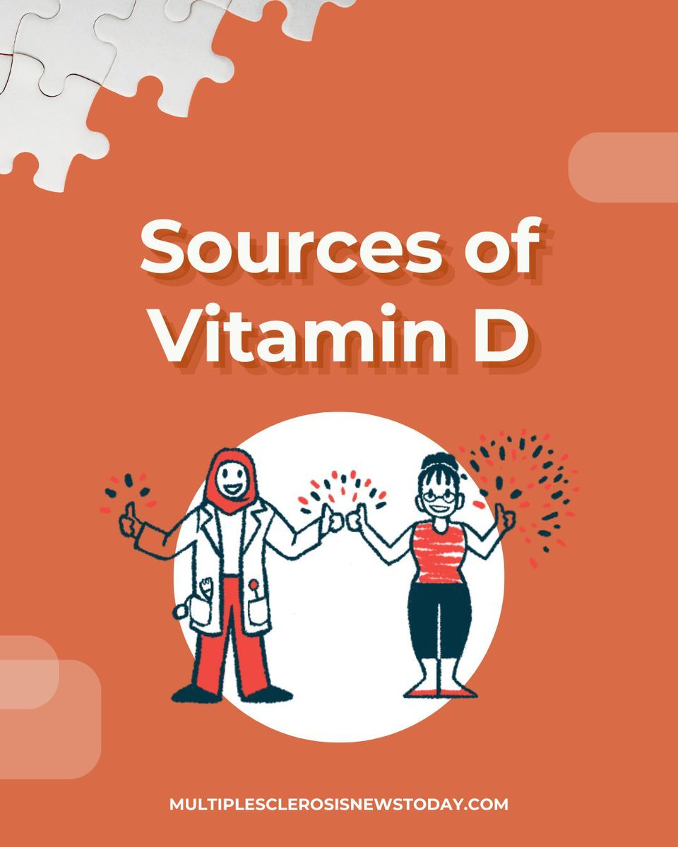 It may be called the “sunshine vitamin,” but vitamin D can be obtained from sources other than sunlight. We break them down here: bit.ly/3xIDyF8 

#MSAwareness #ThisIsMS #MSLife #MSCommunity #MSSupport