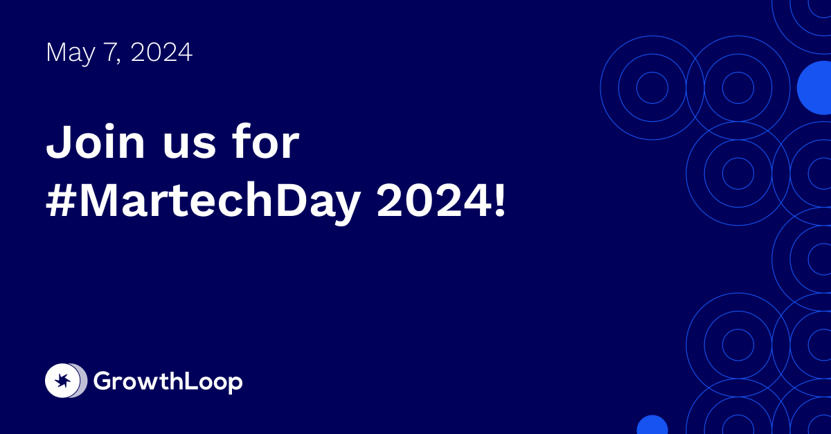 We're thrilled to celebrate #MartechDay with @RiemersmaFrans & @chiefmartec on May 7!

Get incredible insights on the state of #martech today, the #DataCloud, and launching campaigns with #GenerativeAI.

Register now for free 👉 hubs.li/Q02tPvLC0